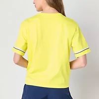 Xersion Womens Cotton Crew Neck Short Sleeve T-Shirt