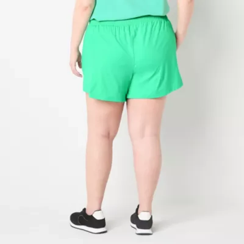 Xersion Everyday Women Plus Mid Rise Pull-On Short
