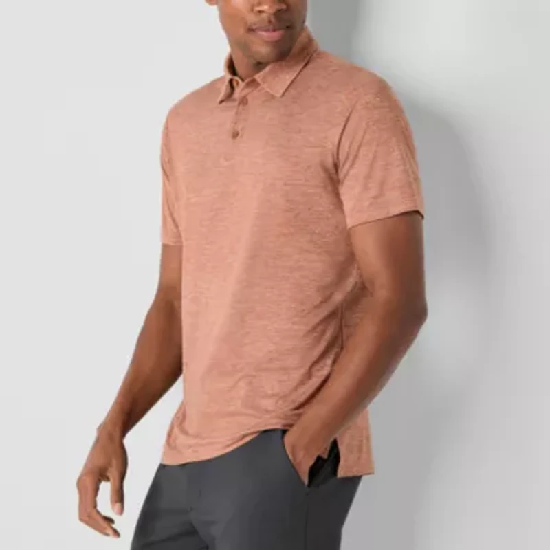 Stylus Mens Regular Fit Short Sleeve Supersoft Essential Polo Shirt