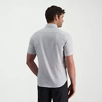 Haggar Performance Mens Regular Fit Short Sleeve Polo Shirt