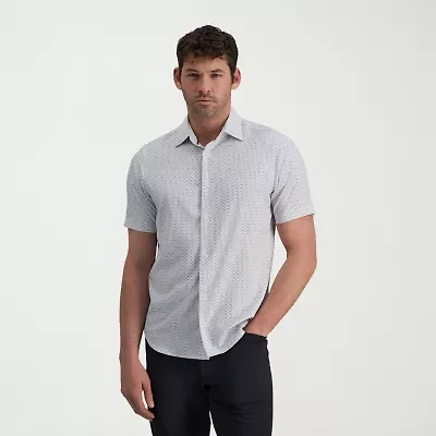 Haggar Performance Mens Regular Fit Short Sleeve Polo Shirt