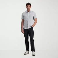 Haggar Performance Mens Regular Fit Short Sleeve Polo Shirt