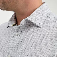 Haggar Performance Mens Regular Fit Short Sleeve Polo Shirt