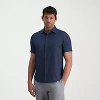 Haggar Performance Mens Regular Fit Short Sleeve Polo Shirt