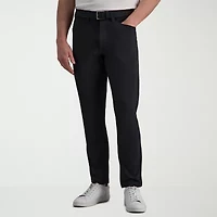 Haggar Sport Mens Straight Fit Flat Front Pant