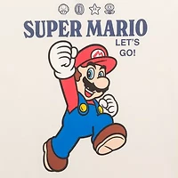 Novelty Mens Crew Neck Short Sleeve Regular Fit Super Mario Graphic T-Shirt