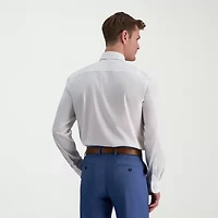 Haggar Mens Slim Fit Wrinkle Free Long Sleeve Dress Shirt