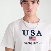 AEROPOSTALE Mens Crew Neck Short Sleeve Classic Fit Graphic T-Shirt