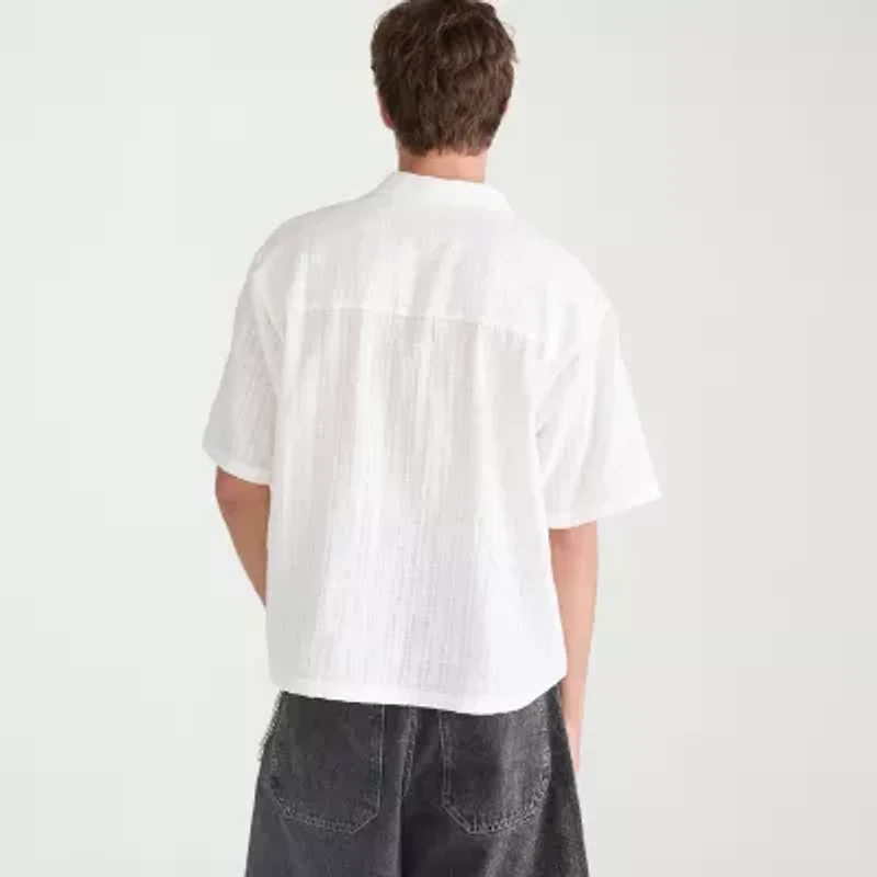 AEROPOSTALE Mens Short Sleeve Regular Fit Button-Down Shirt