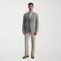 Haggar JMH Tailored Prince Of Wales Mens Plaid Modern Fit Sport Coat