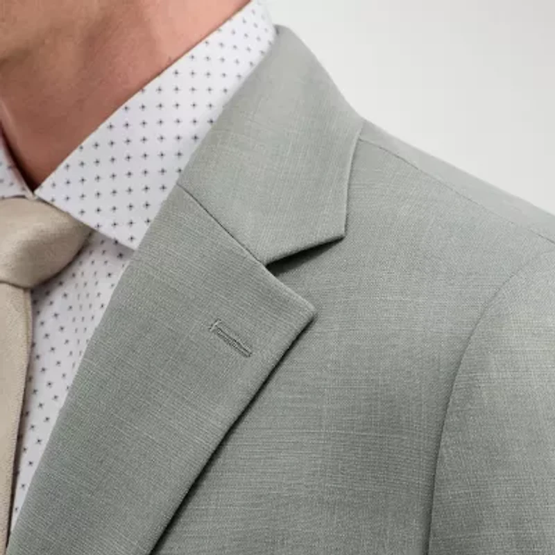 Haggar JMH Tailored Prince Of Wales Mens Plaid Modern Fit Sport Coat