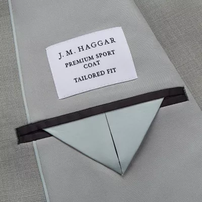 Haggar JMH Tailored Prince Of Wales Mens Plaid Modern Fit Sport Coat