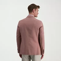 Haggar JMH Mens Plaid Slim Fit Sport Coat