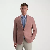 Haggar JMH Mens Plaid Slim Fit Sport Coat