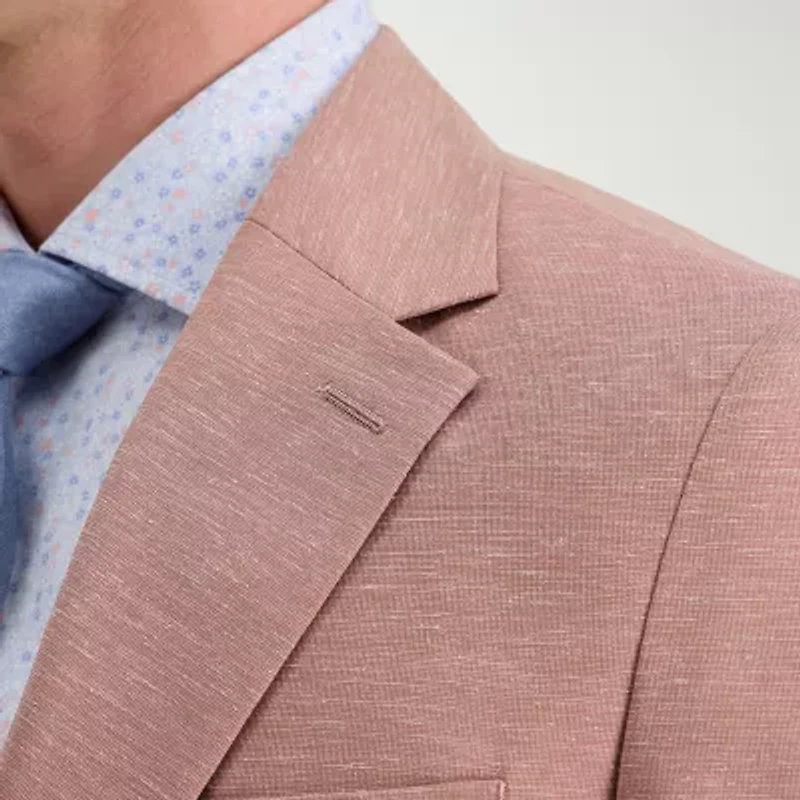 Haggar JMH Mens Plaid Slim Fit Sport Coat