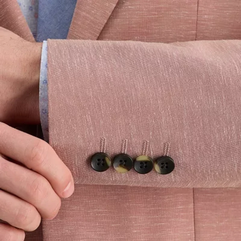 Haggar JMH Mens Plaid Slim Fit Sport Coat