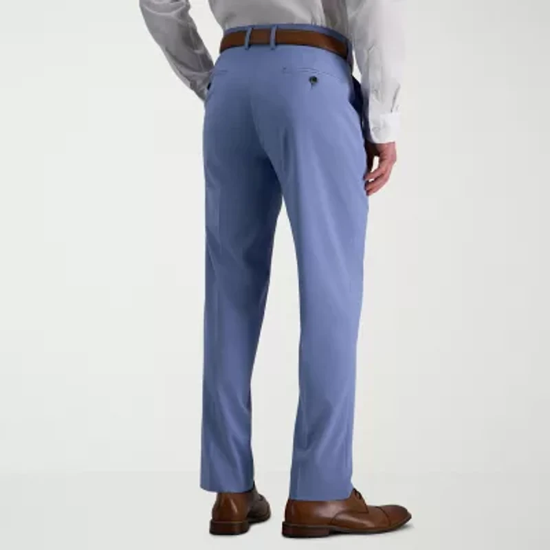 Haggar JMH Mens Stretch Fabric Slim Fit Flat Front Suit Pant