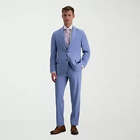 Haggar JMH Mens Stretch Fabric Slim Fit Flat Front Suit Pant