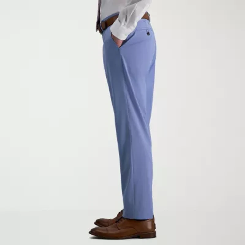 Haggar JMH Mens Stretch Fabric Slim Fit Flat Front Suit Pant