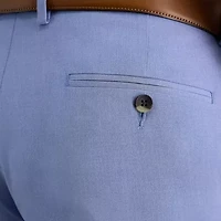 Haggar JMH Mens Stretch Fabric Slim Fit Flat Front Suit Pant