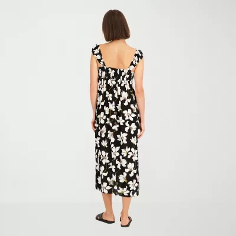VOLCOM Womens Juniors Midi Sundress