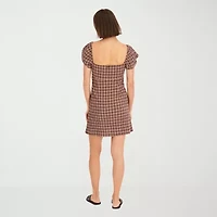 VOLCOM Womens Juniors Short Sleeve Sundress