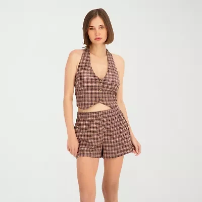 VOLCOM Womens Juniors V Neck Sleeveless Vest