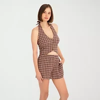 VOLCOM Womens Juniors V Neck Sleeveless Vest