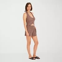 VOLCOM Womens Juniors V Neck Sleeveless Vest