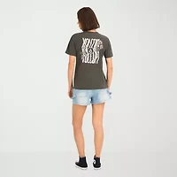 VOLCOM Womens Crew Neck Short Sleeve Graphic T-Shirt