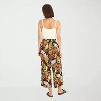 VOLCOM Womens Juniors Wide Leg Pull-On Pant