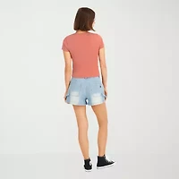 VOLCOM Womens Juniors Short Sleeve Graphic T-Shirt