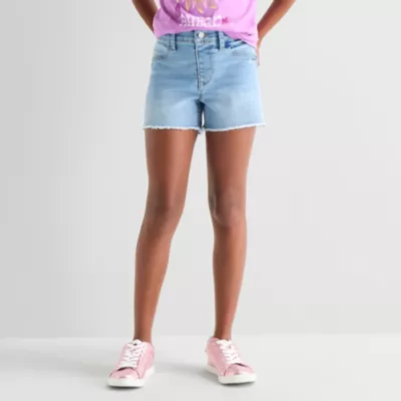 Vanilla Star Big Kid Girls High Rise Shortie Short
