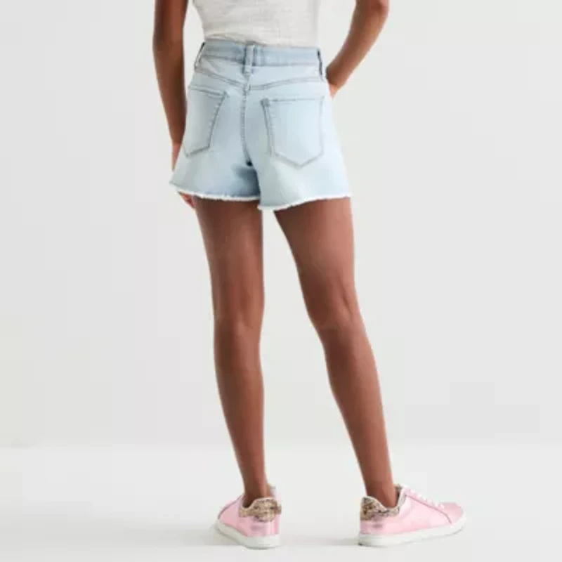 Vanilla Star Big Kid Girls High Rise Shortie Short