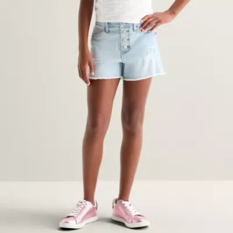 Vanilla Star Big Kid Girls High Rise Shortie Short