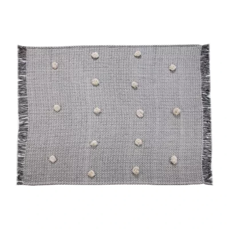 LR Home Danny Diamond Washable Reversible Throw