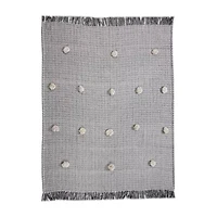 LR Home Danny Diamond Washable Reversible Throw