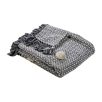 LR Home Danny Diamond Washable Reversible Throw