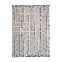 LR Home Ezra Stripe Washable Throw