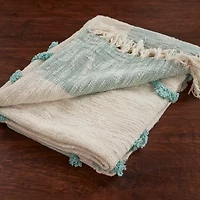 LR Home Hudson Diamond Washable Throw