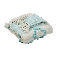 LR Home Hudson Diamond Washable Throw