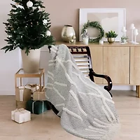 LR Home Luca Diamond Washable Throw