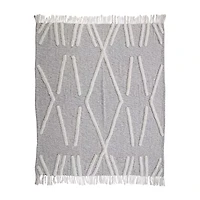 LR Home Luca Diamond Washable Throw