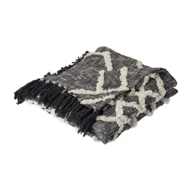 LR Home Luke Diamond Washable Throw