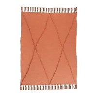 LR Home Iris Diamond Washable Throw