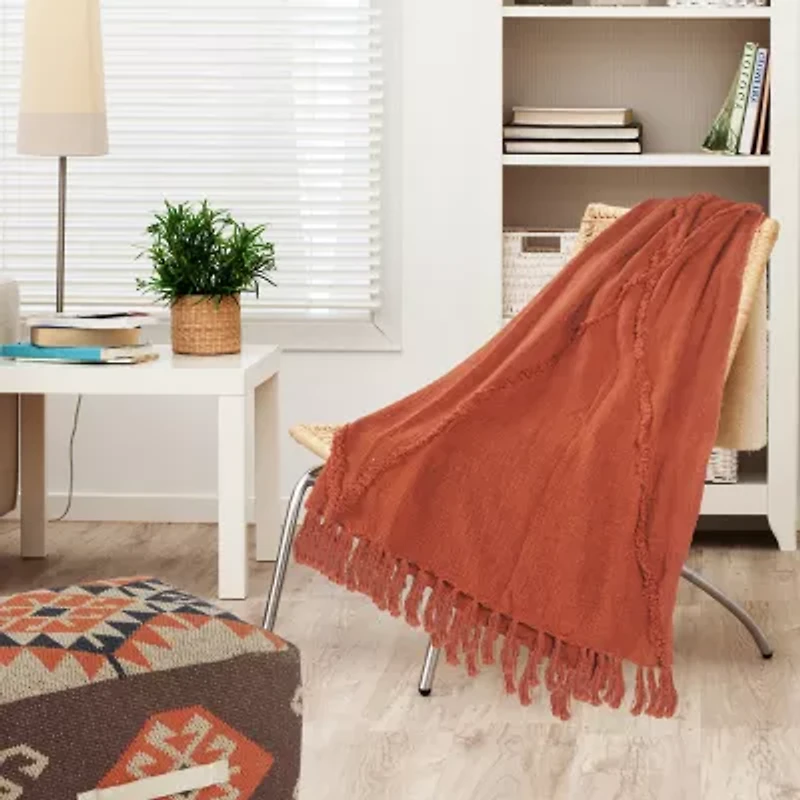 LR Home Iris Diamond Washable Throw