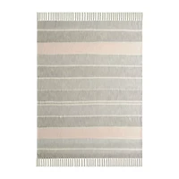 LR Home Irish Stripe Washable Throw