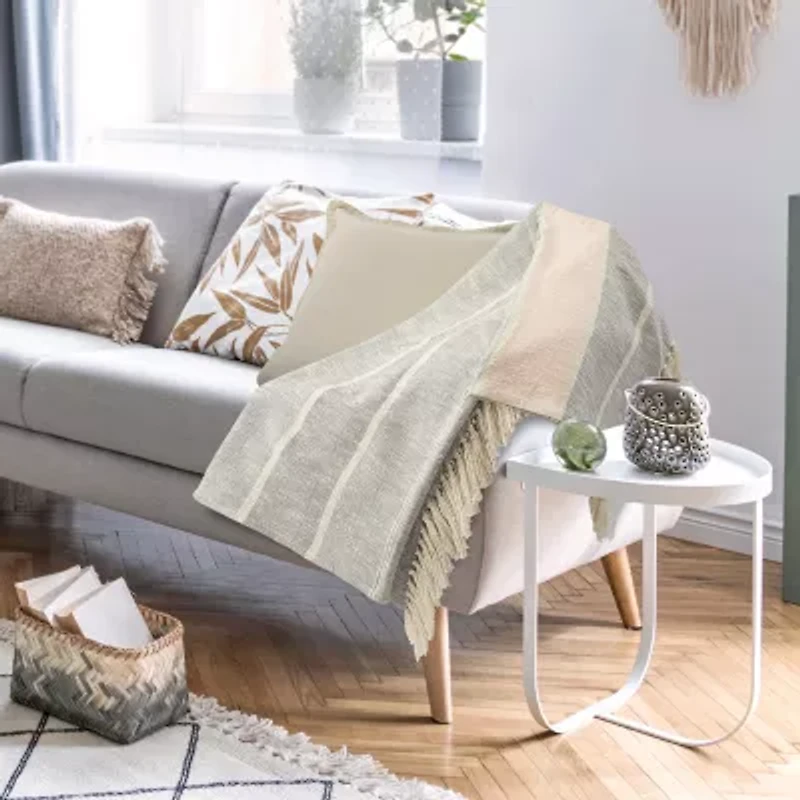 LR Home Irish Stripe Washable Throw