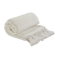 LR Home Lucy Solid Reversible Throw