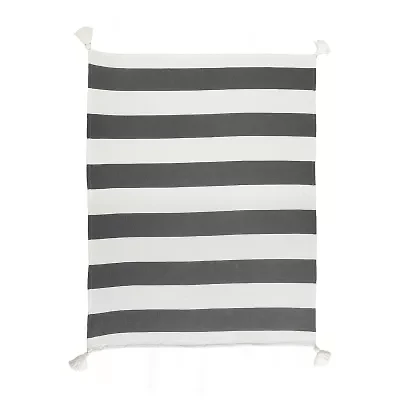 LR Home Monica Stripe Reversible Throw